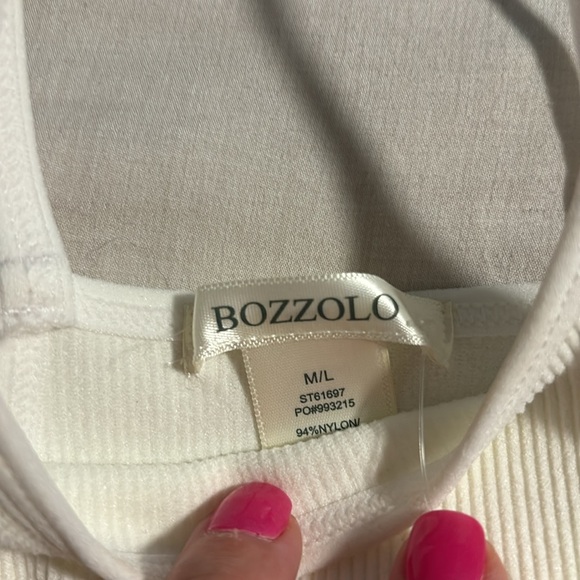 Bozzolo Crop Top- cream/white: Size M/L - Picture 3 of 3